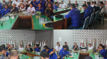Sinergistas Antar Lembaga, Pengurus KONI Kabupaten Ogan Komering Ilir Provinsi Sumatera Selatan, Melakukan Studi Banding Ke KONI Kota Pangkalpinang.